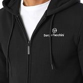 Felpa Uomo Sergio Tacchini Cipresso Essentials Nero | NonSoloSport