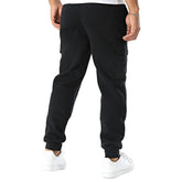 Pantaloni Uomo Sergio Tacchini Cargo Voltedo Nero | NonSoloSport