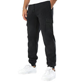 Pantaloni Uomo Sergio Tacchini Cargo Voltedo Nero | NonSoloSport