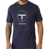 T-Shirt Uomo Sergio Tacchini Logo Essentials Blu | NonSoloSport