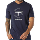 T-Shirt Uomo Sergio Tacchini Logo Essentials Blu | NonSoloSport
