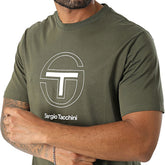 T-Shirt Uomo Sergio Tacchini Logo Essentials Verde | NonSoloSport