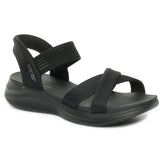 Sandalo Donna Skechers Slip ins Ultra Flex 3.0 Nero | NonSoloSport