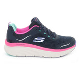 Skechers Dlux Walker Infinite Motion Donna Blu Rosa | NonSoloSport