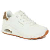 Sneakers Donna Skechers Jungle Nite Bianco | NonSoloSport