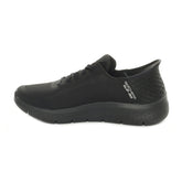 Sneakers Uomo Skechers Go Walk Flex Hands Up Slip-Ins Mesh Bungee Nero | NonSoloSport