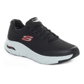Skechers Arch Fit Uomo Nero Rosso | NonSoloSport