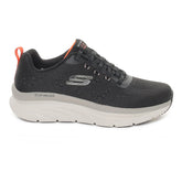 Skechers Dlux Walker Uomo Nero Grigio | NonSoloSport