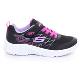 Skechers Microspec Bold Delight Bambino Nero Fucsia | NonSoloSport
