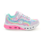 Sneakers Bambino Skechers Flutter Heart Lights-Groovy Lighted Bungee & Strap Multicolor | NonSoloSport