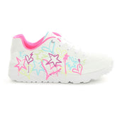 Sneakers Bambino Skechers Uno Lite Bianco | NonSoloSport