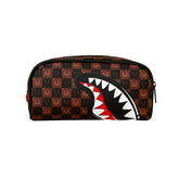 Astuccio Sprayground Sharks In Paris Wtf Bubble Check Marrone | NonSoloSport