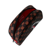 Astuccio Sprayground Sharks In Paris Wtf Bubble Check Marrone | NonSoloSport