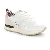 Sneakers Donna Sun68 Stargirl Transparent Patch Bianco | NonSoloSport