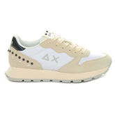 Sneakers Donna Sun68 Ally Studs Bianco Beige | NonSoloSport