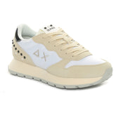 Sneakers Donna Sun68 Ally Studs Bianco Beige | NonSoloSport