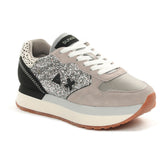 Sneakers Donna Sun68 Kelly Big Glitter Grigio Argento | NonSoloSport
