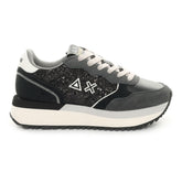 Sneakers Donna Sun68 Big Ally Glitter Nero Grigio | NonSoloSport