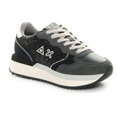 Sneakers Donna Sun68 Big Ally Glitter Nero Grigio | NonSoloSport