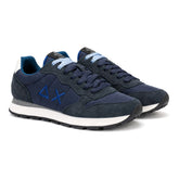 Sneakers Uomo Sun68 Tom Nylon Suede Blu | NonSoloSport