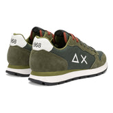 Sneakers Uomo Sun68 Tom Nylon Suede Verde Militare | NonSoloSport