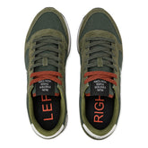 Sneakers Uomo Sun68 Tom Nylon Suede Verde Militare | NonSoloSport