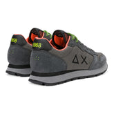 Sneakers Uomo Sun68 Tom Fluo Nylon Suede Grigio Scuro | NonSoloSport