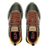 Sneakers Uomo Sun68 Jaki Outdoor Verde Militare | NonSoloSport