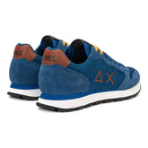 Sneakers Uomo Sun68 Tom Nylon Suede Blu | NonSoloSport