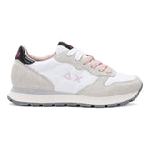 Sneakers Donna Sun68 Ally Solid Suede Nylon Grigio Bianco | NonSoloSport