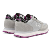 Sneakers Donna Sun68 Ally Solid Suede Nylon Grigio Chiaro | NonSoloSport