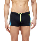 Boxer Uomo Sundek Zion Nero Lime | NonSoloSport
