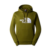 Felpa Uomo The North Face Drew Peak French Terry Cappuccio Verde Oliva | NonSoloSport