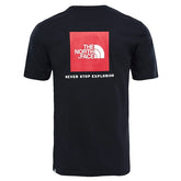 The North Face T-Shirt Red Box Back Uomo Nero Rosso | NonSoloSport
