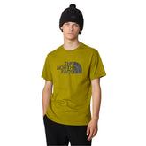 T-Shirt Uomo The North Face Easy Manica Corta Cotone Muschio Chiaro | NonSoloSport