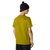 T-Shirt Uomo The North Face Easy Manica Corta Cotone Muschio Chiaro | NonSoloSport