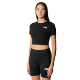The North Face T-Shirt Crop Donna Nero | NonSoloSport