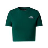 The North Face T-Shirt Crop Donna Verde | NonSoloSport
