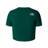 The North Face T-Shirt Crop Donna Verde | NonSoloSport