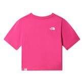 The North Face T-Shirt Crop Bambino Fuchsia | NonSoloSport