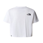 T-Shirt Bambino The North Face Crop Simple Dome Bianco | NonSoloSport
