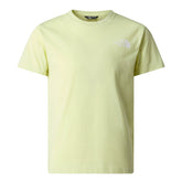 T-Shirt Ragazzo The North Face Simple Dome Giallo | NonSoloSport
