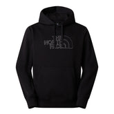 Felpa Uomo The North Face Drew Peak Light Nero Grigio | NonSoloSport