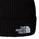 Berretto Bambino The North Face Logo Box Cuffed Nero | NonSoloSport