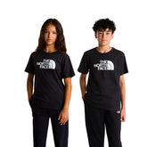 T-Shirt Ragazzo The North Face Half Dome Nero Bianco | NonSoloSport