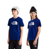 T-Shirt Ragazzo The North Face Evolution Half Dome Blu Bianco | NonSoloSport