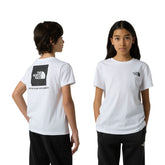 T-Shirt Ragazzo The North Face Teen Box Bianco Nero | NonSoloSport