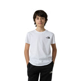 T-Shirt Ragazzo The North Face Teen Box Bianco Nero | NonSoloSport