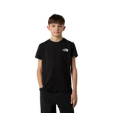 T-Shirt Bambino The North Face Teen Box Nero Bianco | NonSoloSport