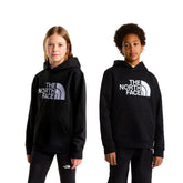 Felpa Ragazzo The North Face Essential Drew Peak Nero Bianco | NonSoloSport